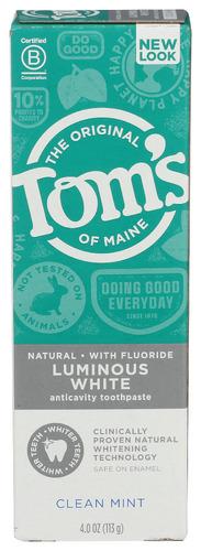 Toms Of Maine Tooth Paste Loum White Cln Mnt - 4 Oz (1 Units)