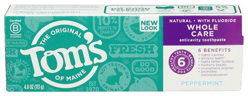 Toms Of Maine Tooth Paste Whl Care Pprmnt - 4 Oz (1 Units)
