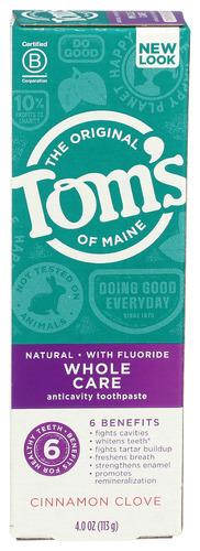Toms Of Maine Tooth Paste Whl Care Clove - 4 Oz (1 Units)