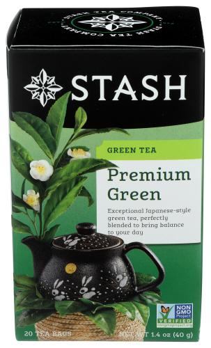 Stash Tea Tea Grn Premium - 20 Bg (6 Units)