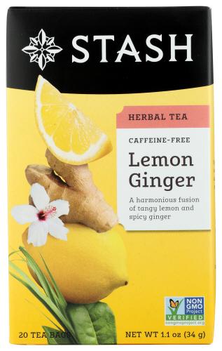 Stash Tea Tea Lemon Ginger - 20 Bg (6 Units)