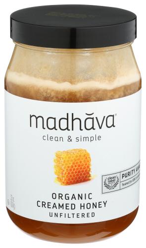Madhava Honey Raw Organic - 22 Oz (6 Units)