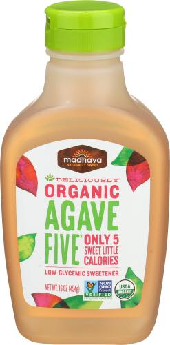 Madhava Agave Five Organic - 16 Oz (6 Units)