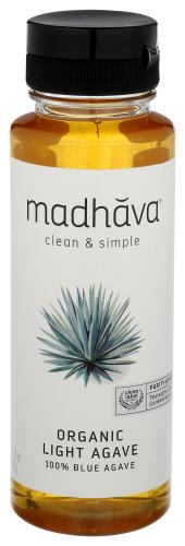 Madhava Agave Nectar Light Organic - 11.75 Oz (6 Units)