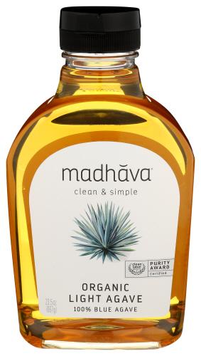Madhava Agave Nectar Light Organic - 23.5 Oz (6 Units)