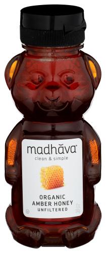 Madhava Honey Bear - 12 Oz (6 Units)