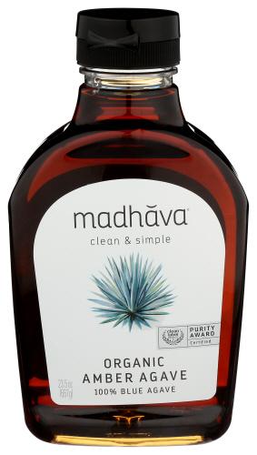Madhava Agave Nectar Amber Organic - 23.5 Oz (6 Units)