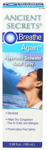 Ancient Secrets Nasal Spray Breathe Again - 3.38 Oz (1 Units)