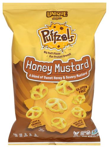 Unique Puffzels Mustard Honey - 4.8 Oz (6 Units)