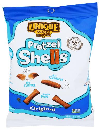Unique Pretzel Shell Orignl 60G - 2.12 Oz (24 Units)