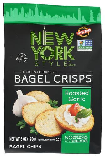 New York Style Bagel Crisp Garlic - 6 Oz (6 Units)