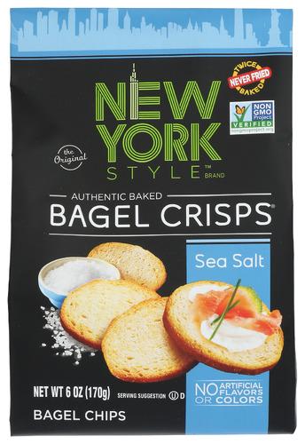 New York Style Bagel Crisp Seasalt - 6 Oz (6 Units)