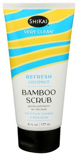 Shikai Bamboo Scrub Refrsh Coconut - 6 Fo (1 Units)