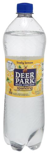Deer Park Water Sprkl Lemon - 33.8 Fo (12 Units)