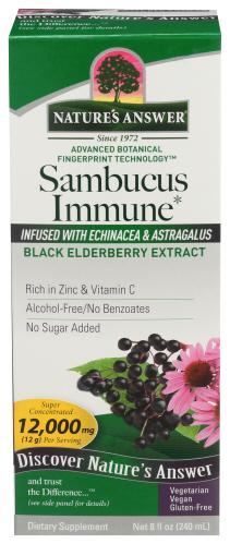 Natures Answer Sambucus Blk Eldbry Immun - 8 Oz (1 Units)
