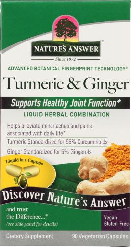 Natures Answer Tumeric & Ginger - 90 Vc (1 Units)