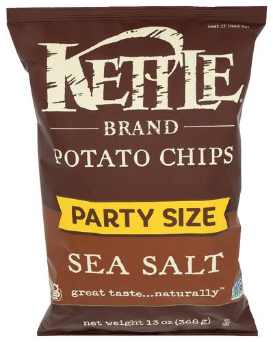 Kettle Foods Chip Potato Sea Salt - 13 Oz (9 Units)