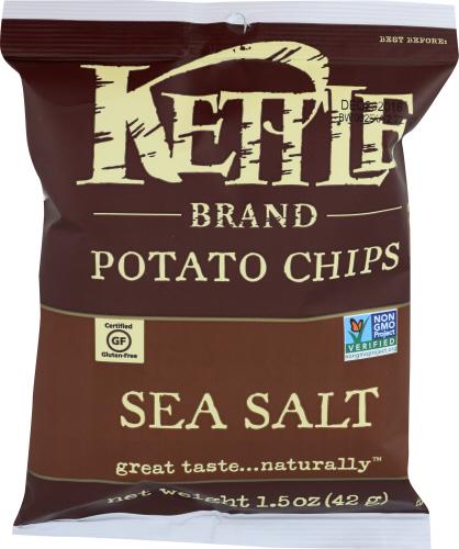 Kettle Foods Chip Potato Seaslt - 1.5 Oz (24 Units)