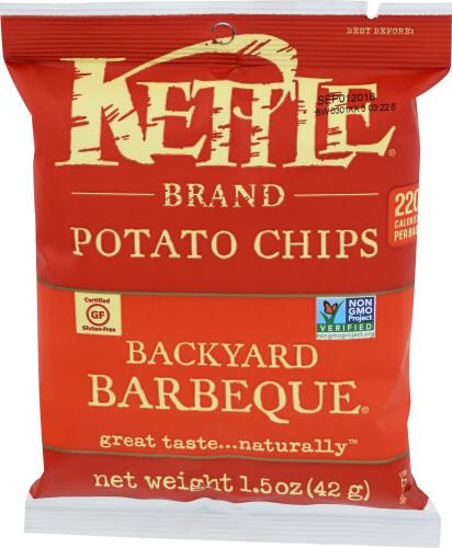 Kettle Foods Chip Potato Backyard Bbq - 1.5 Oz (24 Units)