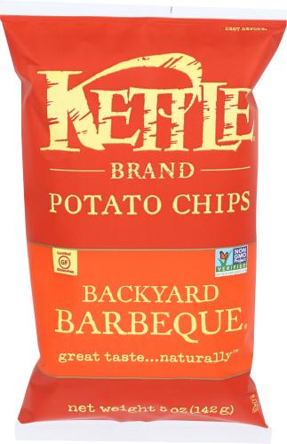 Kettle Foods Chip Potato Backyard Bbq - 5 Oz (15 Units)