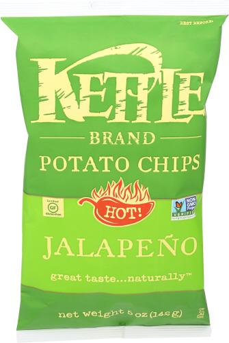 Kettle Foods Chip Potato Nat Jalapeno - 5 Oz (15 Units)