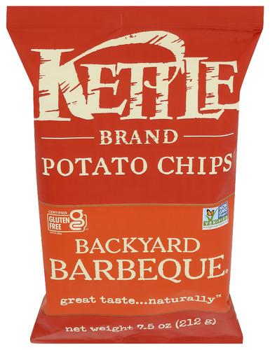Kettle Foods Chip Potato Bbq - 7.5 Oz (12 Units)
