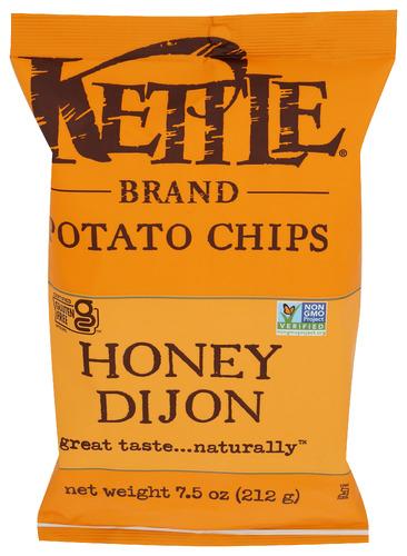Kettle Foods Chip Potato Honey Dijon - 7.5 Oz (12 Units)