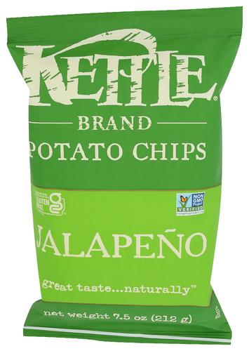 Kettle Foods Chip Potato Jalapeno - 7.5 Oz (12 Units)