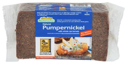 Mestemacher Bread Rte Pumpernickel - 17.6 Oz (12 Units)