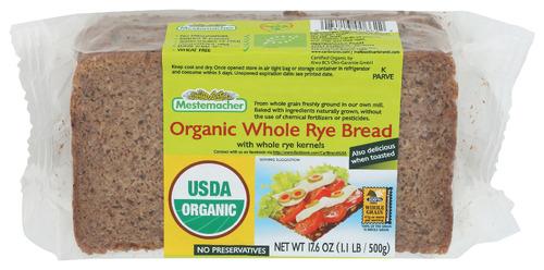 Mestemacher Bread Whole Rye - 17.6 Oz (12 Units)