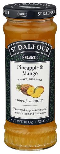 St Dalfour Conserve Pnapple Mango - 10 Oz (6 Units)