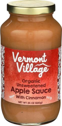 Vermont Village Applesauce Cinnamon Organic - 24 Oz (6 Units)