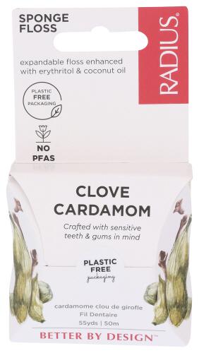 Radius Floss Cardmom Clove Organic - 55 Yd (6 Units)