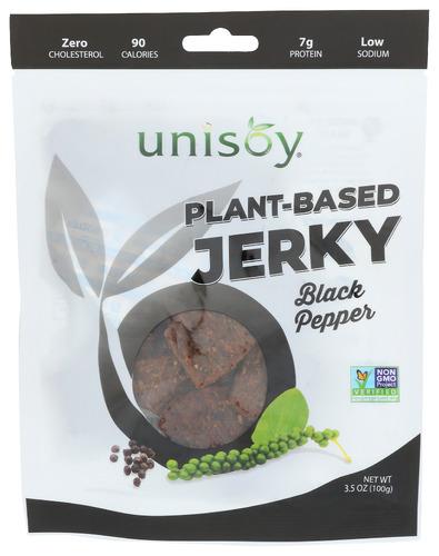 Unisoy Jerky Black Pepper - 3.5 Oz (12 Units)