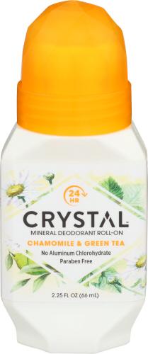 Crystal Body Deodorant Deod Rollon Chmml&Grn Tea - 2.25 Oz (3 Units)