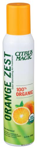 Citrus Magic Air Freshener Orange Zest Organic - 3 Oz (6 Units)