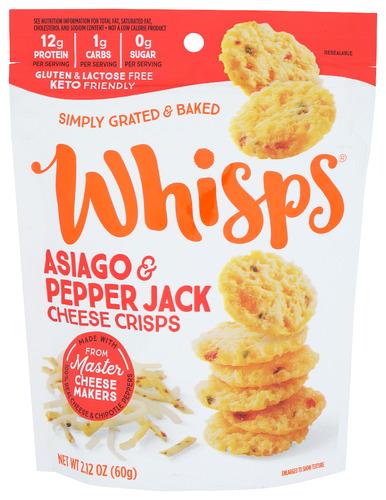 Whisps Cheese Asiago Pepprjck Whisp - 2.12 Oz (12 Units)