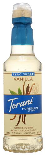 Torani Puremade Vanilla Zs Syrup - 375 Ml (4 Units)