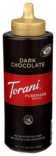 Torani Puremade Dark Chocolate Sauce - 16.5 Oz (4 Units)