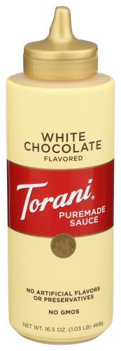 Torani Puremade White Chocolate Sauce - 16.5 Oz (4 Units)