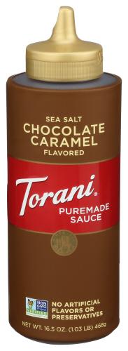 Torani Puremade Sltd Caramel Sauce - 16.5 Oz (4 Units)