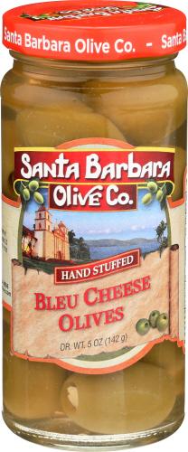 Santa Barbara Olive Stfd Blue Cheese - 5 Oz (6 Units)