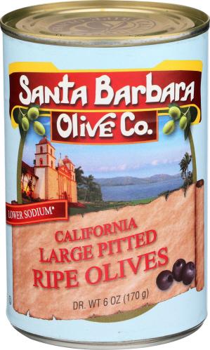 Santa Barbara Olive Blk Canned Large - 5.75 Oz (12 Units)
