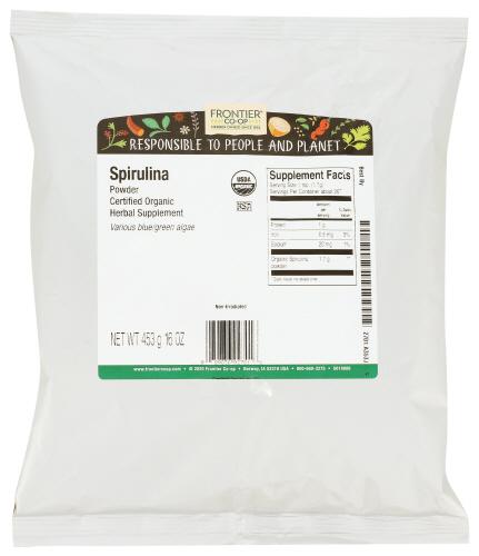 Frontier Herb Spirulina Powder Organic - 16 Oz (1 Units)
