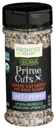 Frontier Coop Spice Prme Cuts Salt Ppr - 4.09 Oz (6 Units)