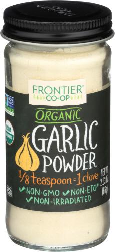Frontier Herb Ssnng Garlic Powder Organic Bttl - 2.33 Oz (1 Units)