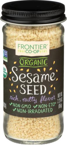 Frontier Herb Sesame Seed Hulld Whl Organic - 2.29 Oz (12 Units)