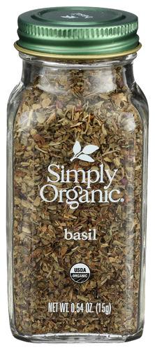 Simply Organic Ssnng Basil Organic Bttl - 0.54 Oz (6 Units)