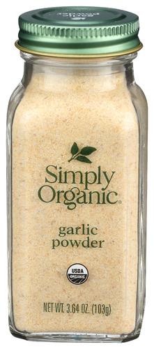 Simply Organic Ssnng Garlic Powder Organic Bttl - 3.64 Oz (6 Units)