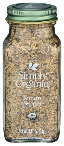 Simply Organic Btl Lemon Pepper - 3.17 Oz (3 Units)